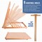X-Large 26" x 21" Wooden Drawing Board, Adjustable Table Top Easel for Painting and Drawing - Drafting Board with T-Square, Pencil Ledge